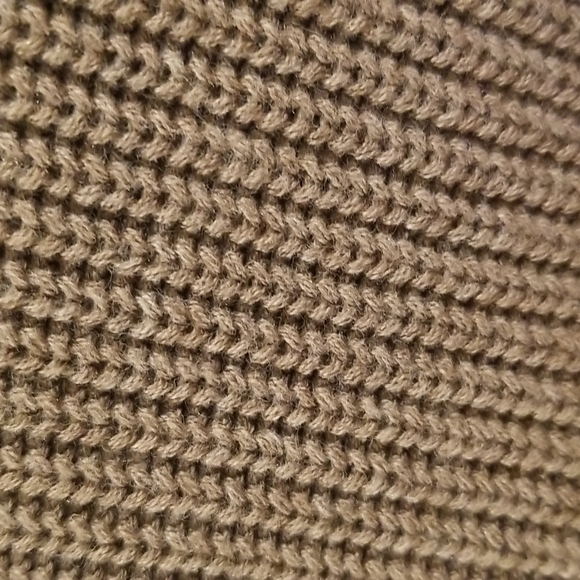 💕LUNYA💕 Cozy Cotton Silk Polo Pullover Sweater ~ Botanical Brown Heather M NWT - Picture 12 of 16